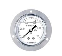 Piastra di pressione assiale in acciaio inossidabile YTN-60BFZT installazione manometro idraulico a bagno d'olio 0-10mpa(0-0.1mpa)