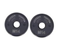 Piastra di Pressione Autobloccante 2 Pezzi Filettatura M14 Dado di Serraggio per Smerigliatrice Angolare a Sgancio Rapido