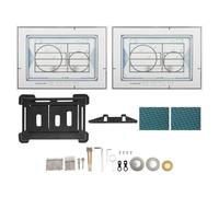 Piastra di pressione Invisible Tiled Operatore, integrazione senza cuciture, compatibile con il sistema di risciacquo TECE, montaggio senza attrezzi, kit di installazione completo, ristrutturazione