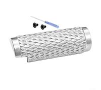 Piastra di pressione per barra in lega di alluminio per Shimano-23 CQ BFS-24 CQ 31 30 21 CQ101 100, superficie antiscivolo con chiave e viti (argento)