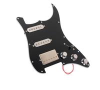 Piastra di Protezione Battipenna Precablata A 3 Strati con Pickup SSH Pickup per Scheda di Protezione per Chitarra (Nero)