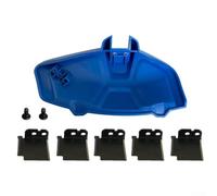 Piastra di protezione compatibile con decespugliatore Max 24 V modelli 124-03 e Kst 2224b-03, plastica blu per scudo di sicurezza per deflessione detriti durante il taglio dell'erba (Baffle+5PCS)