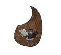 Piastra Di Protezione Per Plettro Professionale In Legno Massello Per Chitarra Autoadesiva Per Chitarra Da 40-43 Pollici Scratch Plate per Acustica Chitarra (Color : 05)