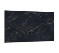 DarHaus Copri piano cottura induzione 80x52 cm vetroceramica universale tagliere temprato Marmo nero