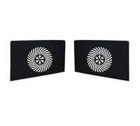 Piastra di raffreddamento della console per Sony PS5 Slim, sostituzione della piastra superiore laterale della copertura guscio per Playstation 5 Slim,custodia protettiva rigida antigraffio (Nero)