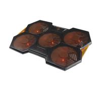 Piastra di Raffreddamento Deltaco Gaming GAM-072 5 Ventilatori USB Nera