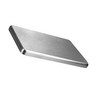 Piastra di Raffreddamento in Acciaio Inox Riutilizzabile per Sashimi | Formato 5, 9x4, 5 Pollici, Finitura Lucida, per Pesce e Trasporto Alimentare, Colore Argento