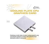 Piastra di Raffreddamento per CPU e Schede Grafiche 40x40x5,5 mm, Waterblock Ultrasottile, Partner Ideale per La Dissipazione del Calore e il