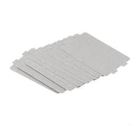 Piastra di ricambio in mica per microonde, resistente alle alte temperature, facile da installare, 11,6 x 6,5 cm, confezione da 10