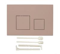 Piastra di ricambio per WC Geberit Sigma01 Sigma10 Sigma20 Sigma21 Sigma30 Sigma50 Sigma60 UP300 Chrome Button Frame WC, doppio pulsante di scarico, parti di ricambio per cassetta WC (cachi)