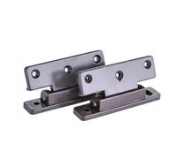 Piastra di riparazione della cerniera, 4 pezzi cerniera a molla in plastica a caricamento piatto nascosta for armadio porta giunto connettore ferramenta for mobili