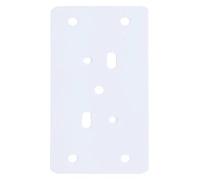 Piastra di riparazione della cerniera, Installatore Ferramenta for mobili Manutenzione porte Riparazione Set di piastre montaggio Piastra fissaggio cerniera Finestra Armadio(Whitestyle2)