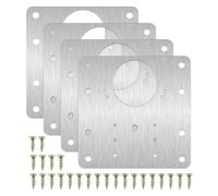 Piastra di riparazione della cerniera, Kit di riparazione for cerniere for mobili da 2/4/10 pezzi, piastre fissaggio for for ante armadi, ferramenta for cassetti e tavoli(4pc)