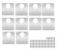 Piastra di riparazione della cerniera, Kit di riparazione for cerniere for mobili da 2/4/10 pezzi, piastre fissaggio for for ante armadi, ferramenta for cassetti e tavoli(10pc)