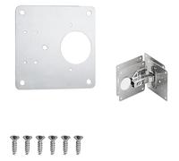 Piastra di riparazione della cerniera, Piastra di riparazione cerniera for porta 'armadio, piastra fissaggio for, strumento cerniere for, collegamento pannello 1/2/4/10 pezzi(1pcs)