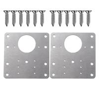 Piastra di riparazione della cerniera, Piastra di riparazione della cerniera for mobili da cucina, piastra fissaggio for porta, dei pannelli laterali, collegamento del pannello(9cmx9cm 2pcs)