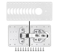 Piastra di riparazione della cerniera, Piastra di riparazione for cerniere for mobili, piastra fissaggio for for porte, pannello for, ferramenta for 1/2/3/4/5 pezzi(9x5cm 3pcs)
