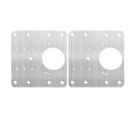 Piastra di Riparazione Della Cerniere Kit di riparazione for cerniere da 1-20 pezzi, piastra montaggio for for ante mobili cucina con fori, staffe fissaggio piatte, utensili for la casa(2pcs)