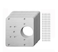 Piastra di Riparazione Della Cerniere Piastra di riparazione cerniera in acciaio inossidabile, facile installazione for rinforzo porta mobile, staffa fissaggio mobili da cucina(12sets)