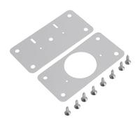 Piastra di riparazione per cerniere, Stainless Steel Hinge Repair Fixing Plate Kit 2/4/8/10 Pcs For Cabinet Door With Holes(4Pcs-(2PAIRS))