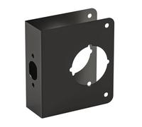 Piastra di riparazione per porte in acciaio resistente, facile installazione, piastra di rinforzo per migliorare la difesa sulle porte esterne della porta di sicurezza