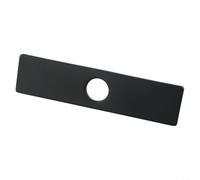 Piastra di scarico dal design elegante e moderno per proteggere efficacemente i fori inutilizzati del lavandino (nero)