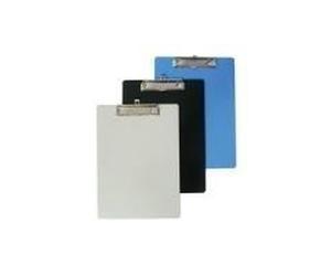 Piastra di serraggio MAUL in plastica A4 nera con staffa di serraggio spessore della piastra 3 mm larghezza di serraggio 10 mm