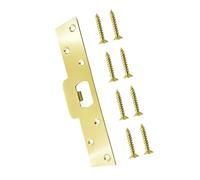 Piastra di sicurezza per porte in acciaio inossidabile di tipo pesante, adatta per chiavistelli, in acciaio inox, resistente, rinforzi di sicurezza per chiavistelli