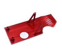 Piastra di skid in alluminio Piatta bash di bash per la protezione del motore per la bici fossa compatibile con CRF50 CRF70 KLX110 MODELLI COPERTURA DI PROTEZIONE DELLA PESATURA(Red)