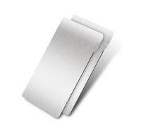 Piastra di stampa flessibile in acciaio a molla for stampanti 3D - 2 fogli di base magnetici for stampa in resina SLA/DLP(140x84mm)