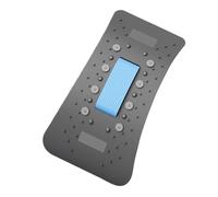 Piastra di supporto lombare, magnete ergonomico per la colonna vertebrale, dispositivo di barella posteriore da 45,7 cm con livelli regolabili, strumento di allineamento della colonna vertebrale in