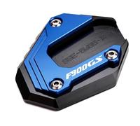 Piastra di Supporto per Cavalletto Laterale per Moto per BMW F800GS F900GS Adventure 2024 2025 F900 GSADV, Piastra di Estensione Cuscinetto di Estensione per cavalletto Laterale(Blu 1)