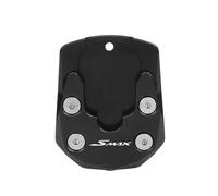 Piastra Di Supporto Per Estensione Del Cavalletto Laterale CNC Per Moto, Ingrandita Per Yamaha SMAX 155 CYGNUS GTR RAY125 BWS(Black)