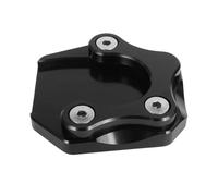 Piastra di supporto per pad estensione per cavalletto laterale per per moto Allarga per Suzuki(Nero)