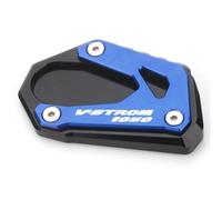 Piastra di supporto Supporto Per Cavalletto Laterale Per Moto Per Suzuki Vstrom V Strom 1050 VSTROM1050 V-strom 1050XT, Estensione Cavalletto Laterale Allargatore per cavalletto laterale(Blu 1)