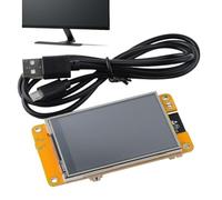 Piastra di sviluppo - vetro PCB da 2,8 pollici, nero, schermo WiFi, unità, controller touch | Prestazioni di interfaccia LVGL veloci, modulo di trasmissione intelligente per sistemi wireless