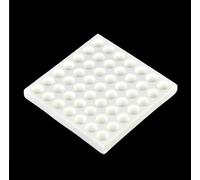 Piastra di titolazione porosa in corindone ad alta temperatura da 1 pezzo - Piastra di reazione in ossido di alluminio a 49 fori for uso di laboratorio