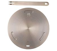 Piastra Diffusore Caldo Acciaio Inox Adattatore Piano Induzione Cucina | Disco Termico per Fornelli a Gas, Lega Alluminio Resistente, Superficie Liscia Facile Pulizia