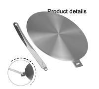 Piastra Diffusore di Calore Efficiente per Piani Cottura a Induzione in Acciaio