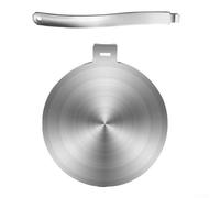 Piastra diffusore di calore in acciaio inossidabile per piano cottura a induzione Piastra convertitore di distribuzione del calore Adattatore per pentole con opzioni di dimensioni multiple 13 cm 20 cm
