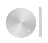 Piastra diffusore di calore per fornelli a induzione in acciaio inox, per trasferimento termico stabile e riduzione degli sprechi energetici (D)