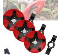 Piastra Diserbante, Dischi Diserbanti For Decespugliatore, Disco For Decespugliatore, Testina For Decespugliatore A Disco Con Spazzola A Disco, Testina Di Ricambio Universale For Decespugliatore
