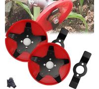 Piastra Diserbante, Dischi Diserbanti For Decespugliatore, Disco For Decespugliatore, Testina For Decespugliatore A Disco Con Spazzola A Disco, Testina Di Ricambio Universale For Decespugliatore