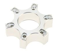 Piastra Distanziale Volante da 70 Mm in Lega di Alluminio Realizzata a CNC per T300RS per 599 P310 R383 Volante da 13-14 Pollici per Piloti da Corsa Argento