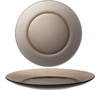 Duralex 3006CF06 - Set di 6 piatti in vetro, 23,5 cm, colore: Marrone