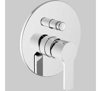 PIASTRA E LEVA PER INCASSO DOCCIA CON DEVIATORE GOODLIFE CROMO