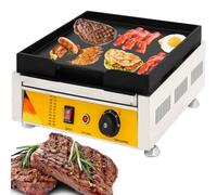 Piastra elettrica commerciale grande piastra piatta piastra da banco for interni con rivestimento antiaderente for cucina di ristoranti e case(220V)