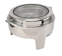 Piastra elettrica da buffet in acciaio inossidabile da 6L, 300W, larghezza 43cm