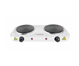 Piastra elettrica Esperanza COTOPAXI bianca 2 zone controllo frontale 2000 W