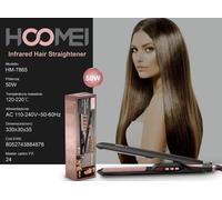 Piastra Elettrica Infrarossi Display Lcd per Capelli Wet & Dry Calore Rapido 50W